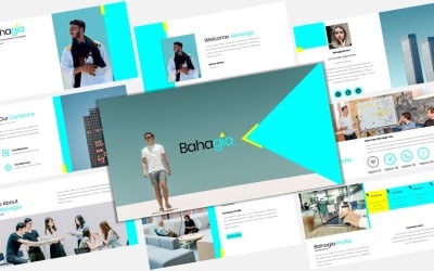 Bahagia - Creatief zakelijk PowerPoint-sjabloon