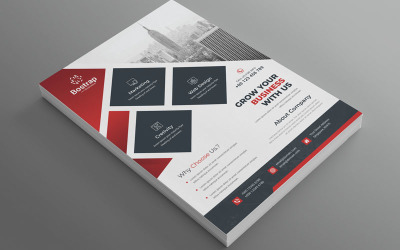 Bostrap - Corporate Business Flyer - Vorlage für Unternehmensidentität