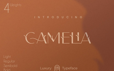 Camelia Sans - Fuente tipográfica única