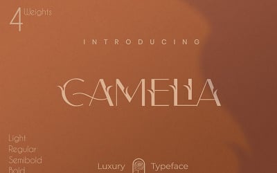 Camelia Sans - Unikt typsnittstyp