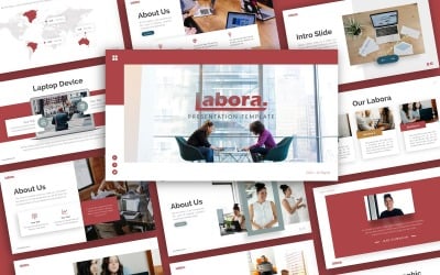 Labora üzleti bemutató PowerPoint sablon
