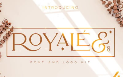 Розкішний шрифт Royale + шрифт LOGOS