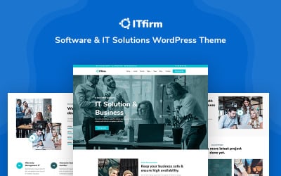 ITfirm - Responsive WordPress-Theme für Software und IT-Lösungen