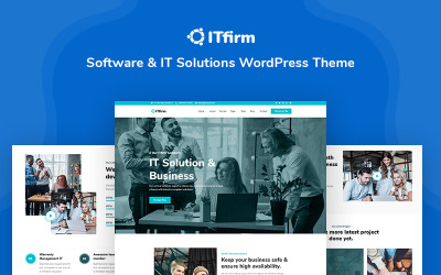 ITfirm - WordPress motiv s odezvou na software a IT řešení