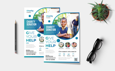 Charity Flyer - Kurumsal Kimlik Şablonu