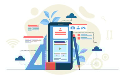 Development App Mobile - Illustration