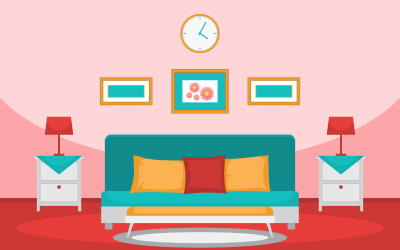 Sleeping Room Modern - Illustration
