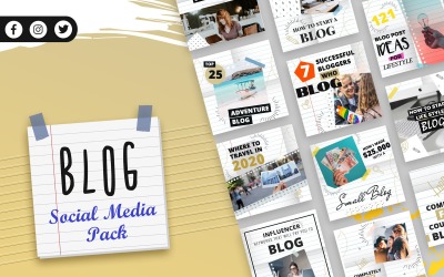 Blogging Social Media Template