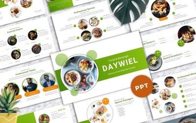 Daywiel - Food &amp;amp; Beverage PowerPoint template