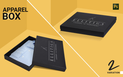 Макет продукта Apparel Box