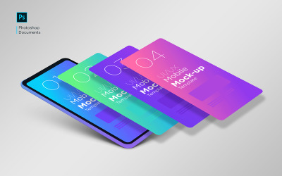 Mobile Apps Design Template Product Mockup