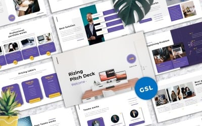 Rizing - Pitch Deck Google Slides