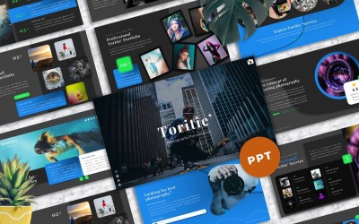 Toritie - Photography PowerPoint Template PowerPoint sablon 146375