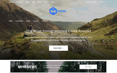 MhrNews – Online újságok és folyóiratok HTML-webhelysablonja