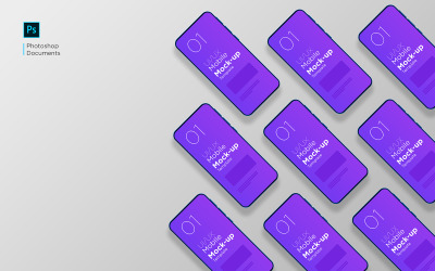 Mobile Apps Design Template Product Mockup