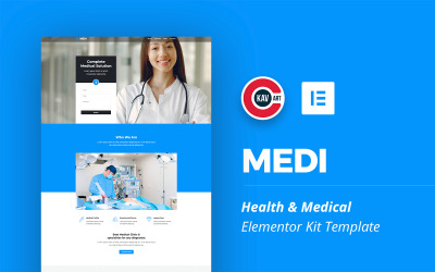 Responsywny szablon Elementor Medi - Health & Medical #146481