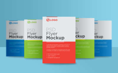 Standing Multi Flyer and Poster Design Template product mockup