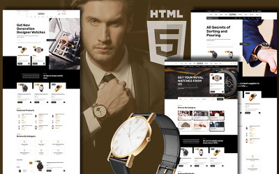 Template Siti Web Responsive #146482 "Dorox Luxurious Accessories"