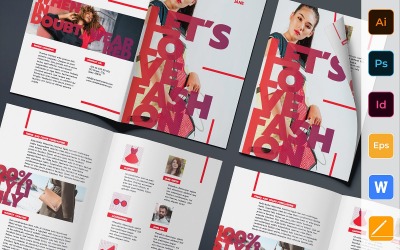 Fashion Designer Brochure Bifold - Corporate Identity Template