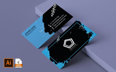 Free Modern Business Card - Corporate Identity Template