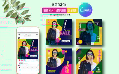 Doe Instagram Banner Social Media Vorlage