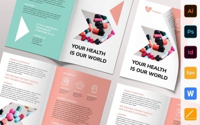 Pharmacy Brochure Bifold - Corporate Identity Template