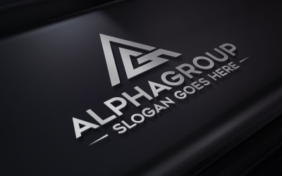 Alpha Group Logo Şablonu