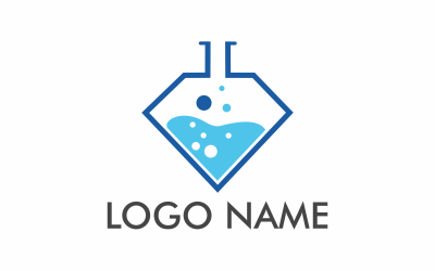 Diamond Lab Logo sjabloon