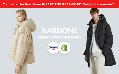 KarDone - Shopify Тема для магазина зимней моды