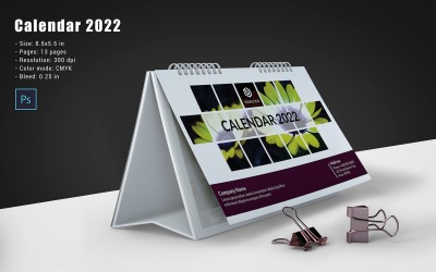 Настольный календарь-планировщик на 2022 год