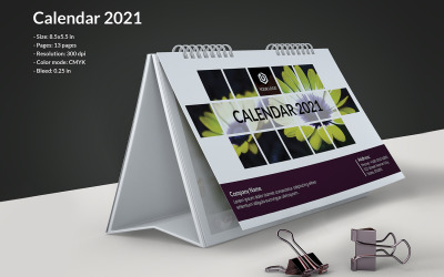 Planner Desk Calendar 2021 #146784