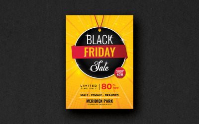 Black Friday Flyer - Modèle d&amp;#39;identité d&amp;#39;entreprise