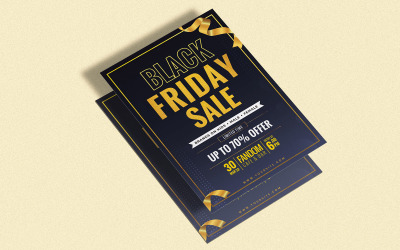 Black Friday Flyer - Vorlage für Unternehmensidentität