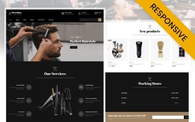 Menshine - Hair Salon Store WooCommerce Theme