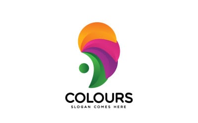 Colours Logo Template