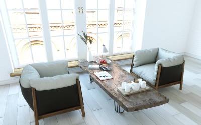3D Model Yak armchairs set #147133