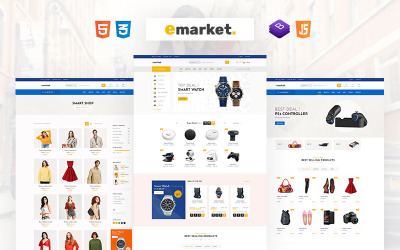Emarket - Modèle de site Web de commerce électronique polyvalent