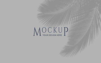 Palmflora skugga Mockup Mall produktmodell
