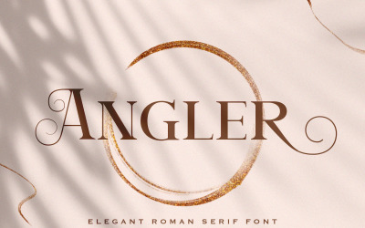 Angler - Police Serif romaine