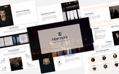 Harmoni – БЕЗКОШТОВНИЙ шаблон Creative Business Keynote