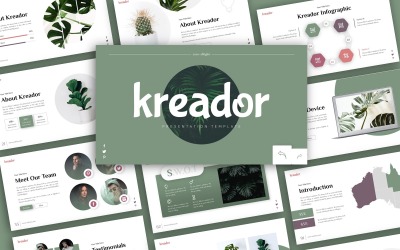 Kreador创意演示PowerPoint模板