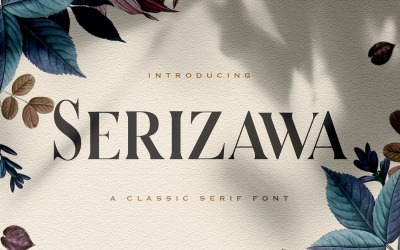 Serizawa - Carattere Serif classico