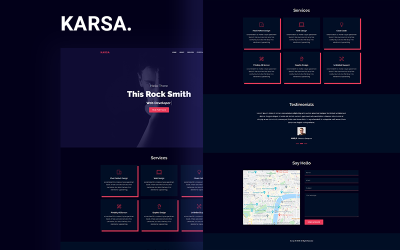 Karsa - Reszponzív Portfolio Bootstrap webhelysablon