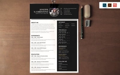 Professional CV Resume Template