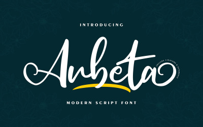 Arbeta | Modern cursief lettertype