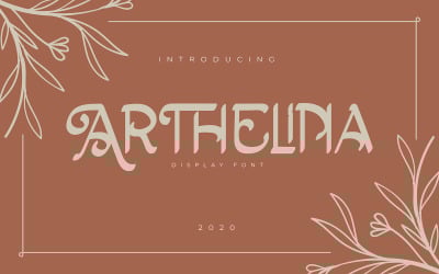Arthelina | Display Font