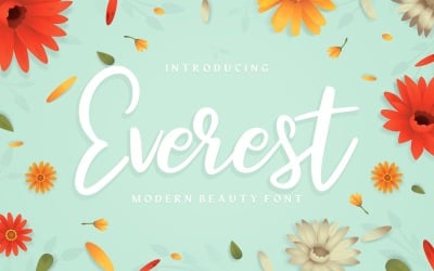 Everest | Modern skönhetsteckensnitt