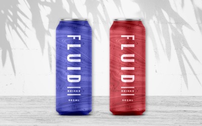 Juice Can produkt mockup