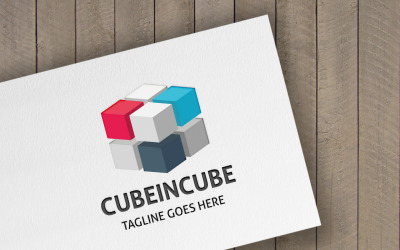 Cube in Cube Logo Template
