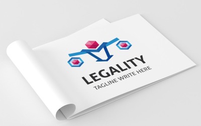 Legalität Logo Vorlage